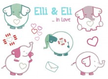 Stickserie Elli & Eli in Love